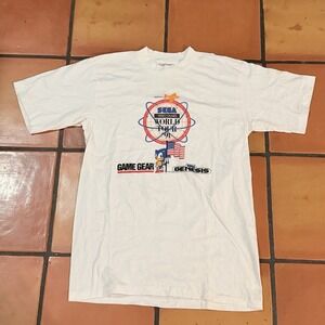 Vintage 1991 Sega Genesis World Tour Shirt Size Large